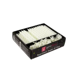 GATODECO Décoration Gâteau|Bougies Blanches avec Supports (x70) Gatodéco