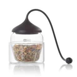 ADHOC Vaisselle|Boule à Thé en Verre Transparent 3,7 x 6 cm