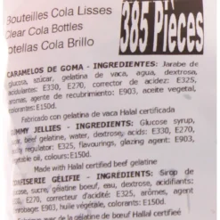 FINI Confiserie|Bouteilles Cola Lisses x 385 - Bonbons Halal