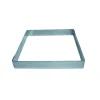MALLARD FERRIERE Cercle À Patisserie|Cadre à Entremets Inox 14 x 14 cm x H 3,5 cm Mallard