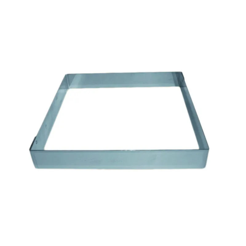 MALLARD FERRIERE Cercle À Patisserie|Cadre à Entremets Inox 12 x 12 cm x H 3,5 cm Mallard