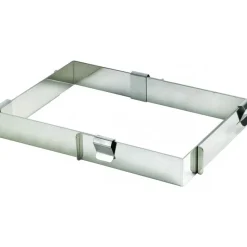 MALLARD FERRIERE Cercle À Patisserie|Cadre à Pâtisserie Extensible Grand Modèle 33 x 59 cm