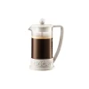 BODUM Cafetière|Cafetière à Piston Brazil 3 tasses 35cl - Blanc