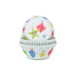 HOUSE OF MARIE Moules En Papier|Caissette Cupcake Boules de Noël (x50)