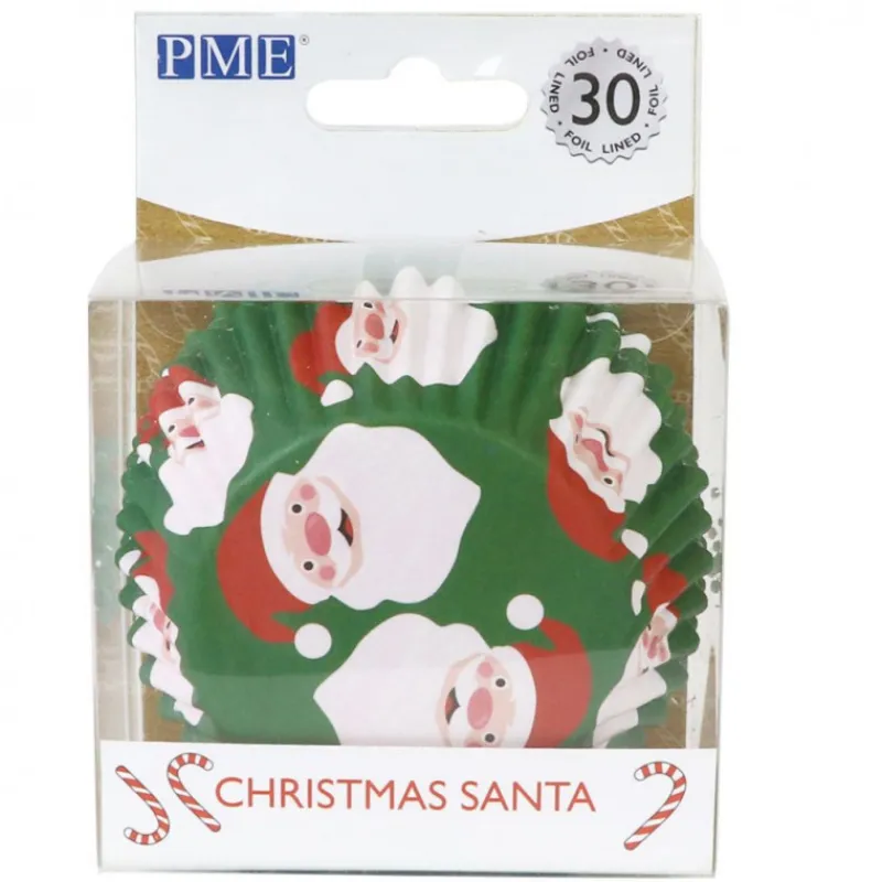 PME Moules En Papier|Caissette cupcake Père Noël x30
