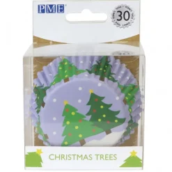 PME Moules En Papier|Caissette Cupcake Sapins de Noël x30