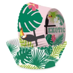 SCRAPCOOKING Moules En Papier|Caissette Cupcake Tropical x36 ⌀ 5 cm