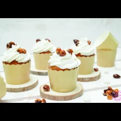 SCRAPCOOKING Moules En Papier|Caissette rigide de cuisson kraft (x25)