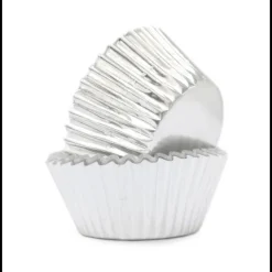 SCRAPCOOKING Moules En Papier|Caissettes Argentées (x48)