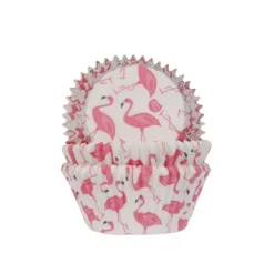 HOUSE OF MARIE Moules En Papier|Caissettes Cupcakes Flamants Roses (x50)