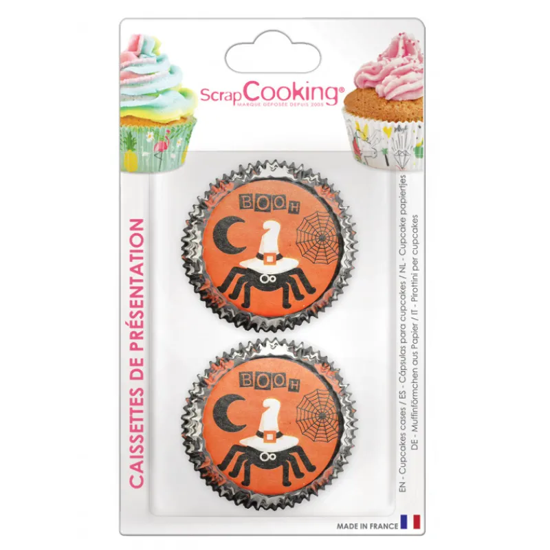 SCRAPCOOKING Moules En Papier|Caissettes Halloween (x36) -