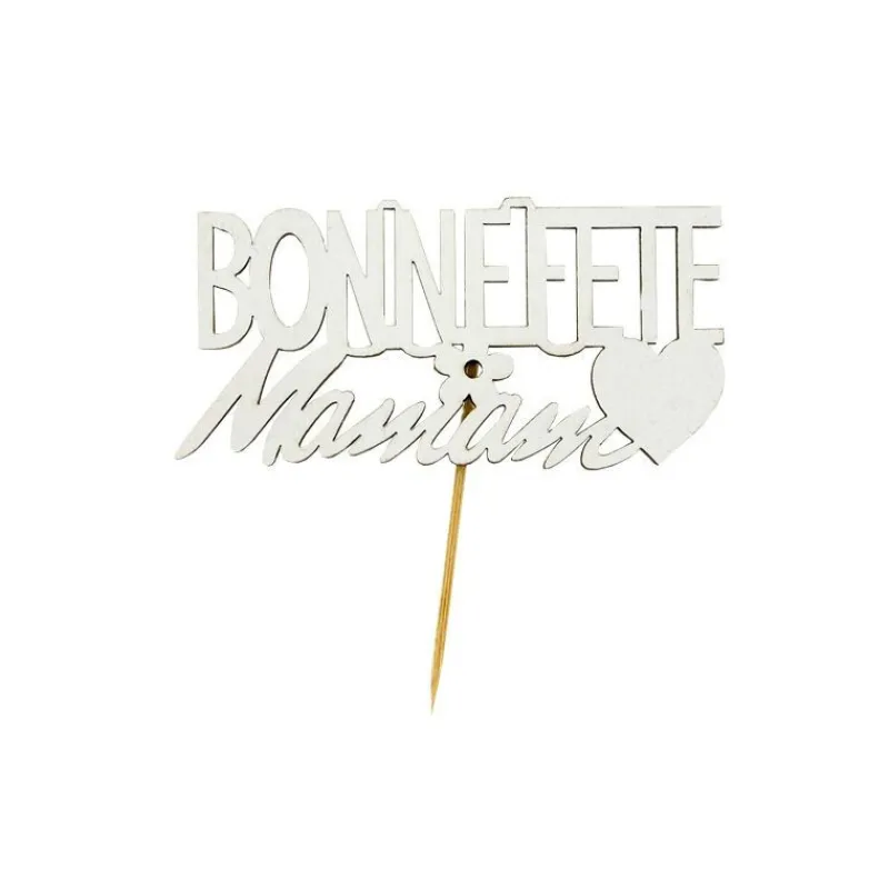 PATISDECOR Décoration Gâteau|Cake Topper Bonne Fête Maman sur Pic (x30) Patisdécor