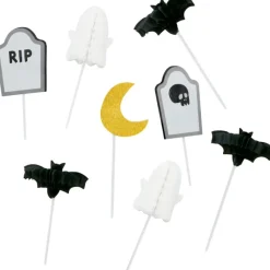 WILTON Décoration Gâteau|Cake Toppers Halloween (x8)
