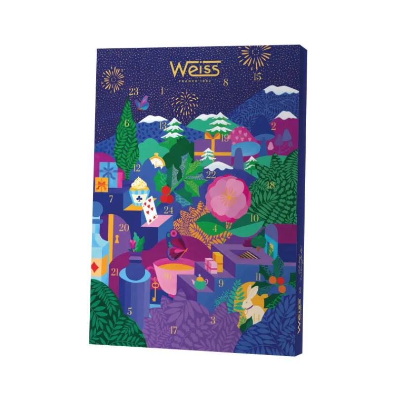 WEISS Chocolats À Offrir|Calendrier de l'Avent Chloé Weinfeld 210 g