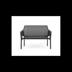 NARDI Mobilier Lounge|Salon De Jardin Professionnel|Canapé en Résine Anthracite Net Bench