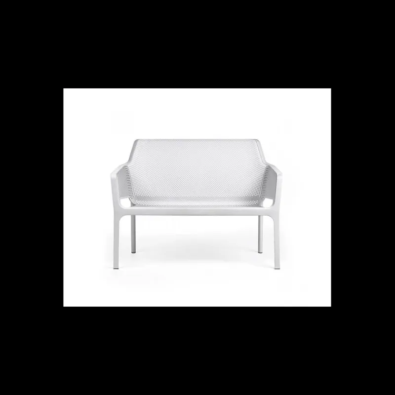 NARDI Mobilier Lounge|Salon De Jardin Professionnel|Canapé en Résine Blanc Net Bench
