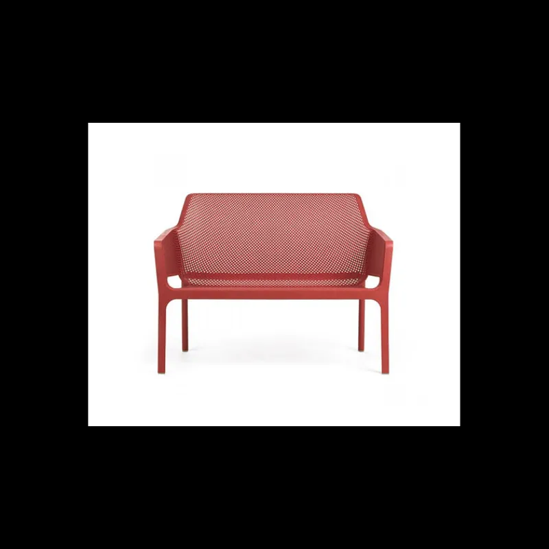 NARDI Mobilier Lounge|Salon De Jardin Professionnel|Canapé en Résine Corail Net Bench