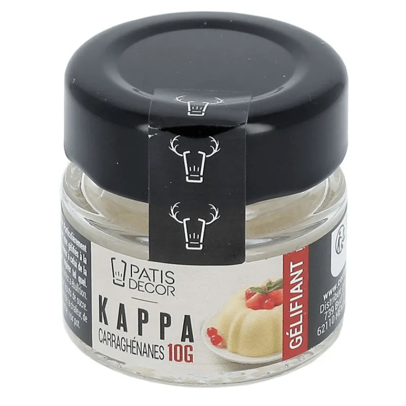PATISDECOR Produits Sans Gluten|Additifs Alimentaires|Carraghénanes Kappa 10 g Patisdécor