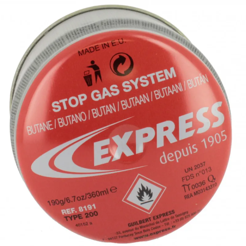 CUISINEADDICT Chalumeau De Cuisine|Cartouche de Gaz -Stop Gaz- pour Chalumeau Express