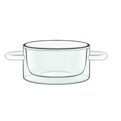 LUIGI BORMIOLI Servir, Présenter|Casserole en Verre Double Paroi 27 cl (x2) THERMIC GLASS