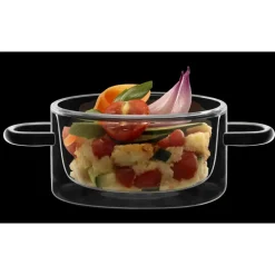 LUIGI BORMIOLI Servir, Présenter|Casserole en Verre Double Paroi 27 cl (x2) THERMIC GLASS