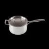 LE CREUSET Casseroles|Casserole Inox avec Couvercle 20 cm