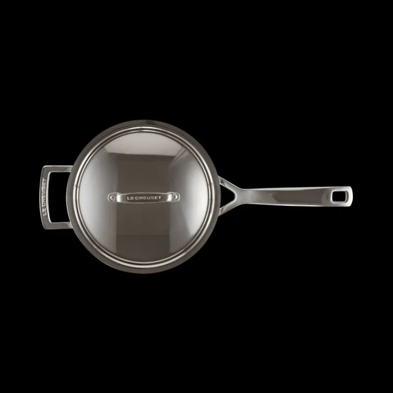 LE CREUSET Casseroles|Casserole Inox avec Couvercle 20 cm