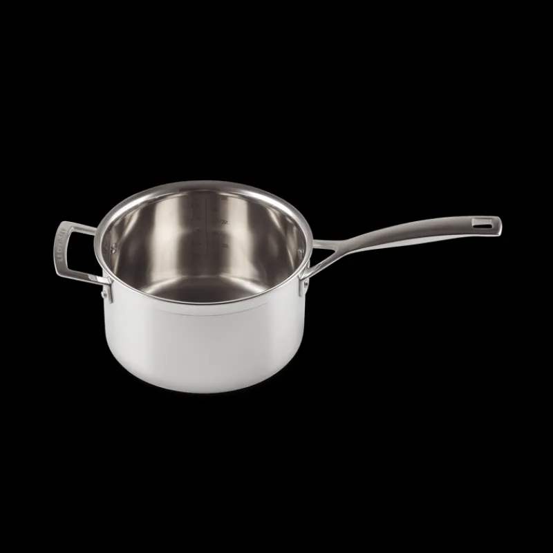 LE CREUSET Casseroles|Casserole Inox avec Couvercle 20 cm