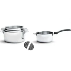 DE BUYER Casseroles|Casserole tout Inox sans Queue Ø 24 cm Twisty