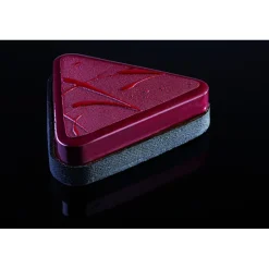 PAVONI Cercle À Patisserie|Cercle à Entremets Triangle Inox Micro-perforé 17,5 x 16 cm x H 3,5 cm