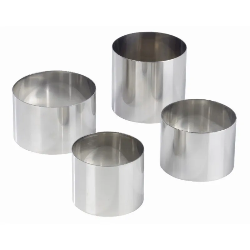 MALLARD FERRIERE Cercle À Patisserie|Cercle à Mousse Individuel Inox 6 cm x H 5 cm Mallard