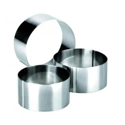 IBILI Cercle À Patisserie|Cercle à Mousse Inox Ø 8 cm x H 4,5 cm