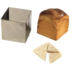 MALLARD FERRIERE Cercle À Patisserie|Cercle à Pain Surprise Carré 12 cm x H 12 cm Mallard