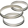 GOBEL Cercle À Patisserie|Cercle à Tarte Inox Bords Roulés Ø 9 cm x H 2,7 cm