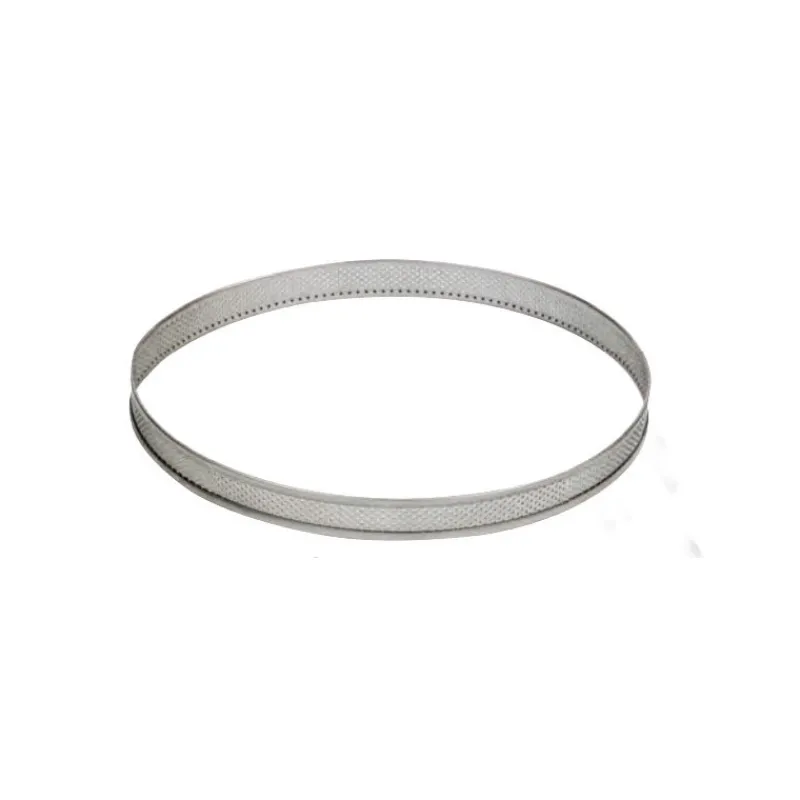 MALLARD FERRIERE Cercle À Patisserie|Cercle à Tarte Inox Perforé Ø30 cm H.2 cm