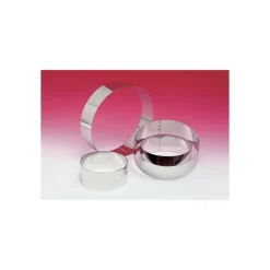 GOBEL Cercle À Patisserie|Cercle à Vacherin Inox 12 cm x H 6 cm