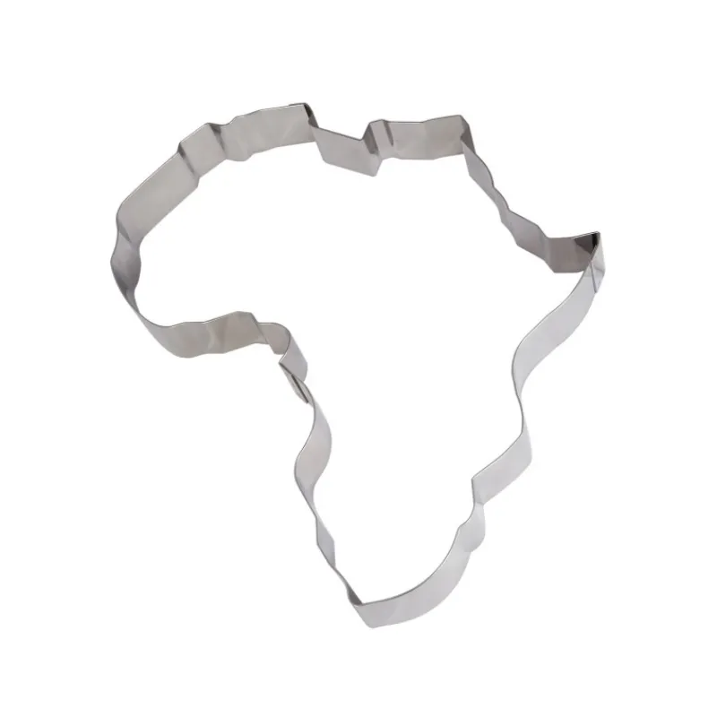 GOBEL Cercle À Patisserie|Cercle Inox Pays Afrique 35 x 32,5 cm x H 4,5 cm