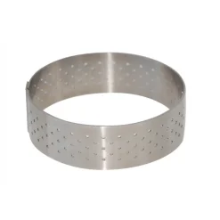 DE BUYER Cercle À Patisserie|Cercle perforé Ø 24.5 cm de L'école Valrhona par