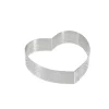 DE BUYER Cercle À Patisserie|Cercle perforé forme coeur ø 8 cm de L'école Valrhona par