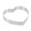 DE BUYER Cercle À Patisserie|Cercle perforé forme coeur ø 12 cm de L'école Valrhona par