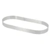 DE BUYER Cercle À Patisserie|Cercle perforé forme Oblong 14,5 x 3,5 cm de L'école Valrhona par
