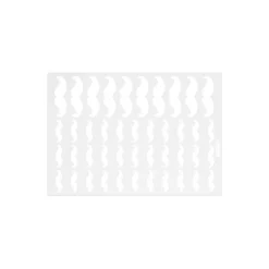 SILIKOMART Emporte Pièce - Découpoir Pâtisserie|Moule Silicone|Chablon Silicone Moustache (x40) Professional