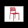 NARDI Mobilier Terrasse Restaurant|Chaise en Polypropylène Costa Bistrot Rouge