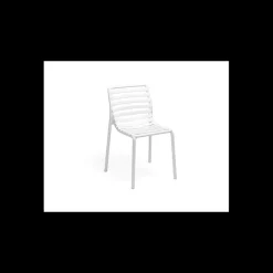 NARDI Mobilier Terrasse Restaurant|Chaise en Résine Doga Blanche