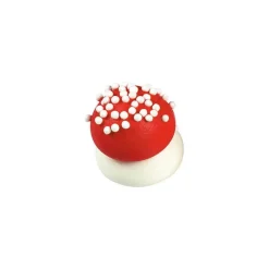 FLORENSUC Décoration Comestible|Champignon en Sucre Rouge 20 x 15 mm (x96)