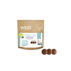 WEISS Produits Bio|Chocolat au Lait Bio 42% Ceïba 1 kg