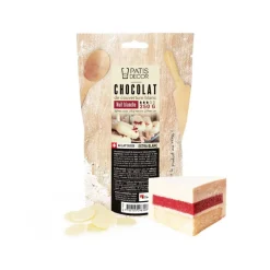 PATISDECOR Chocolat De Couverture|Chocolat de Couverture Blanc Nuit Blanche 37% 250 g Patisdécor
