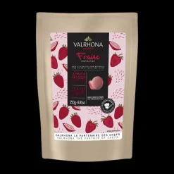 VALRHONA Chocolat De Couverture|Chocolat de Couverture Inspiration Fraise 250g