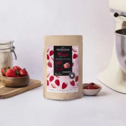VALRHONA Chocolat De Couverture|Chocolat de Couverture Inspiration Fraise 250g
