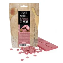 PATISDECOR Chocolat De Couverture|Chocolat Ruby RB1 47,3% 250g Callebaut